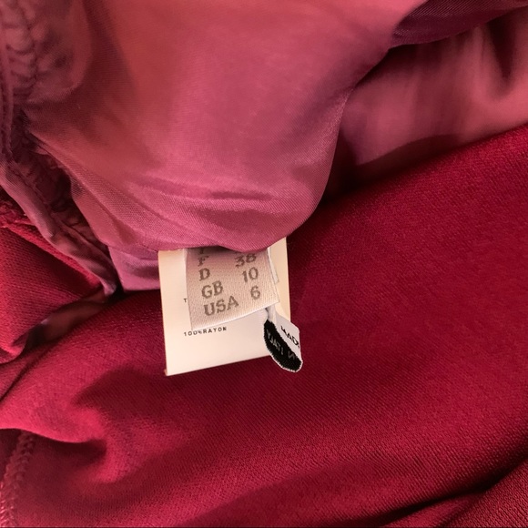 Alberta Ferretti Raspberry Mid-Length Dress - Picture 5 of 5